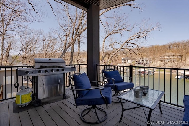 613 Cove Cir, Sunrise Beach, MO 65079 - view of wooden terrace