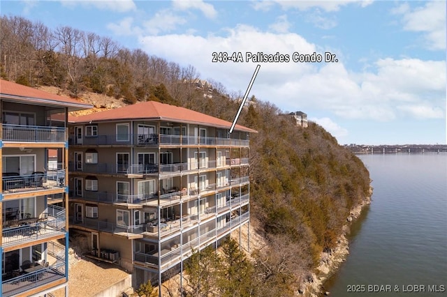 248 Palisades Condo Dr Unit 4A, Lake Ozark, MO 65049 - view of apartment building / complex featuring a water view