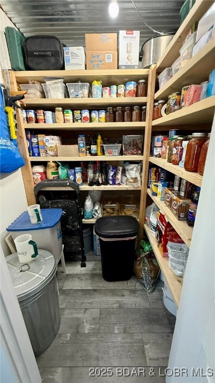 view of storage