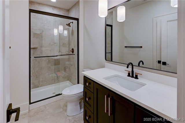 320 Via Appia Dr, Sunrise Beach, MO 65079 - full bath with toilet, vanity, and a stall shower