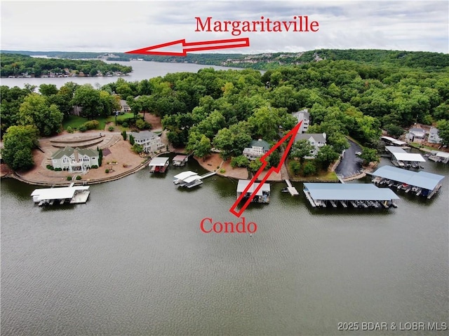 1505 Swiss Village Rd Unit A5, Osage Beach, MO 65065 - bird's eye view of a nearby body of water and a forest