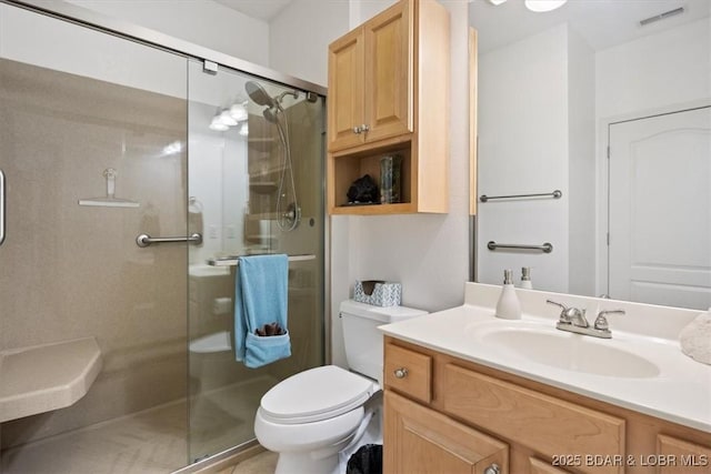 1205 Lands End Pkwy Unit 533, Osage Beach, MO 65065 - full bath with toilet, vanity, and a stall shower