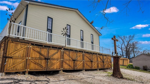 view of side of home