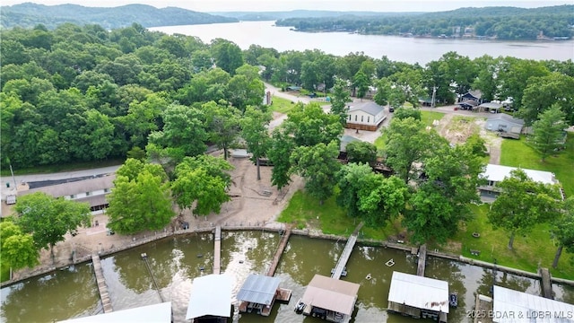 21 Ke Jo Point Rd, Gravois Mills, MO 65037 - drone / aerial view of a nearby body of water