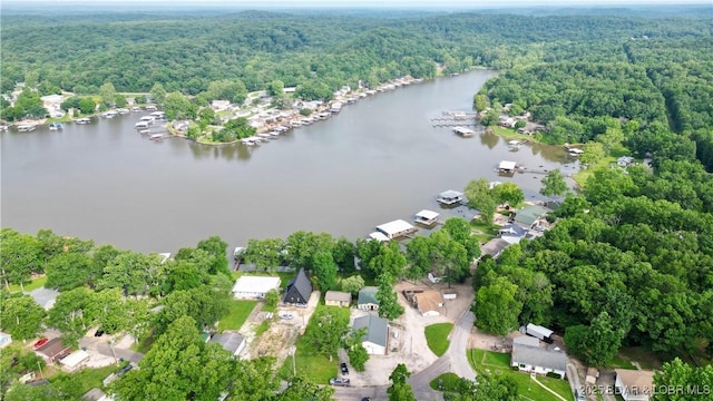 21 Ke Jo Point Rd, Gravois Mills, MO 65037 - aerial view of property's location with nearby suburban area