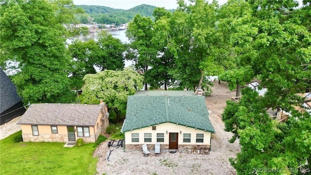 21 Ke Jo Point Rd, Gravois Mills, MO 65037 - aerial view of property and surrounding area with a large body of water