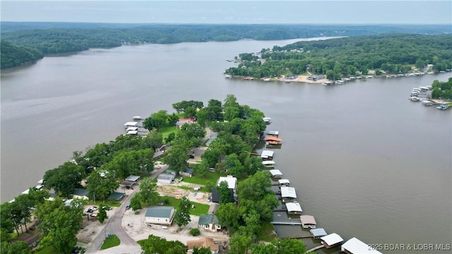 21 Ke Jo Point Rd, Gravois Mills, MO 65037 - drone / aerial view of a nearby body of water