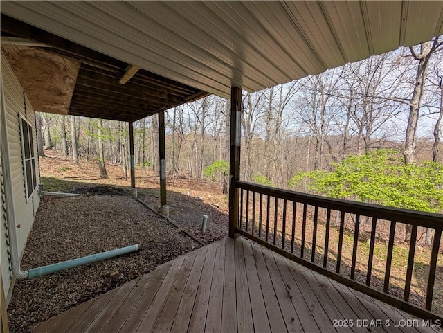393 Crystal Springs Rd, Linn Creek, MO 65052 - view of wooden terrace