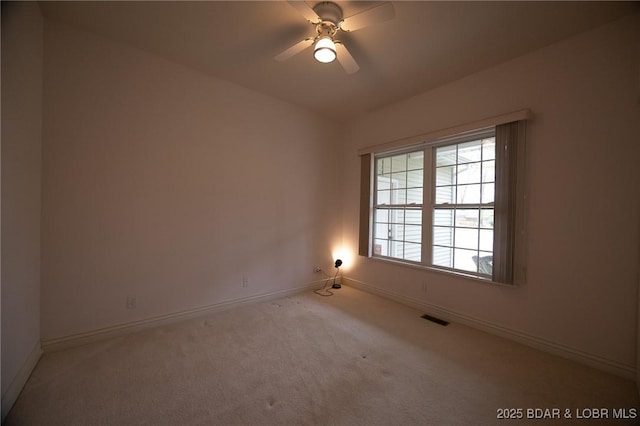 393 Crystal Springs Rd, Linn Creek, MO 65052 - unfurnished room featuring carpet floors and ceiling fan