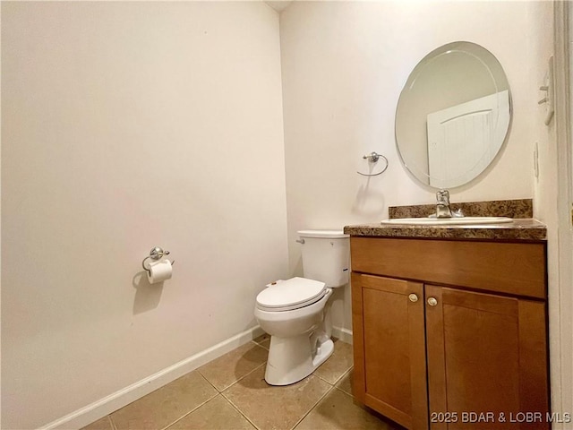 1148 Sweetwater Dr, Four Seasons, MO 65049 - bathroom featuring toilet, tile patterned floors, baseboards, and vanity