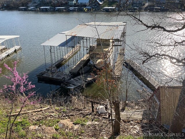 32012 Atlanta Rd, Stover, MO 65078 - view of dock with a water view