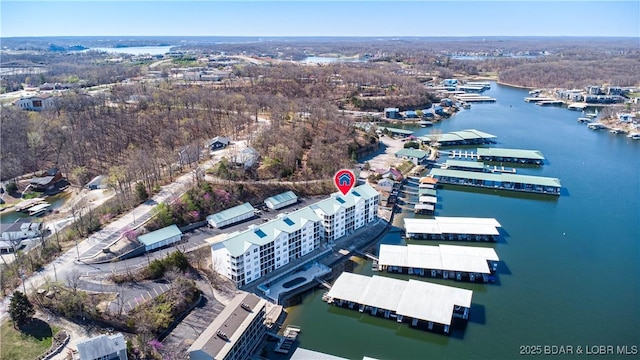 275 Flynn Rd Unit 205, Lake Ozark, MO 65049 - birds eye view of property featuring a water view