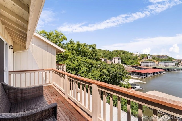 70 Ravenwood Dr, Lake Ozark, MO 65049 - deck featuring a water view
