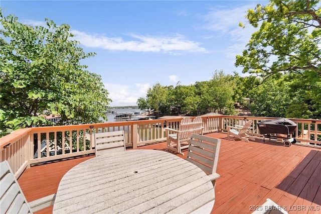 70 Ravenwood Dr, Lake Ozark, MO 65049 - deck with a water view