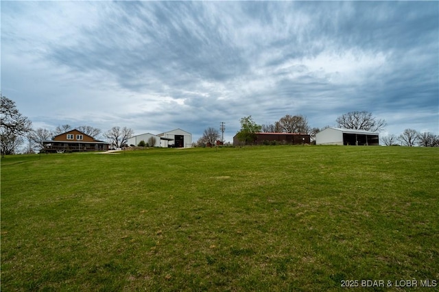 14671 Old Marvin Rd, Versailles, MO 65084 - view of yard with an outbuilding and a pole building