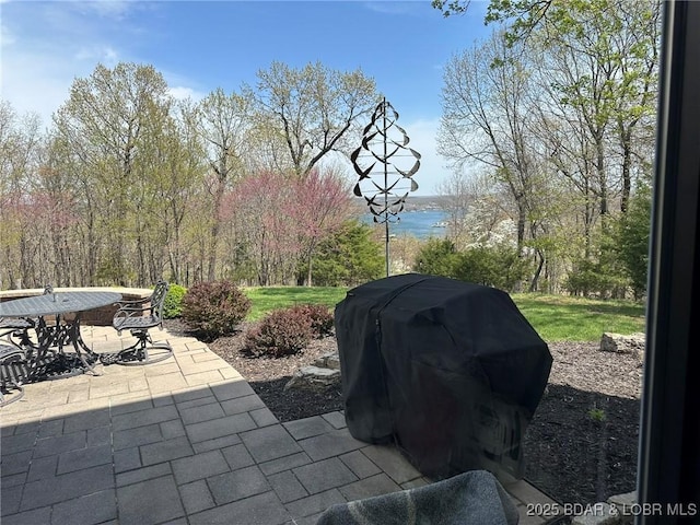 429-1D Racquet Club Dr Unit 1D, Four Seasons, MO 65049 - view of patio / terrace with a grill and outdoor dining area