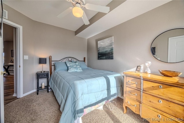 1359 Seascape Ln Unit A-501, Osage Beach, MO 65065 - carpeted bedroom featuring baseboards and ceiling fan