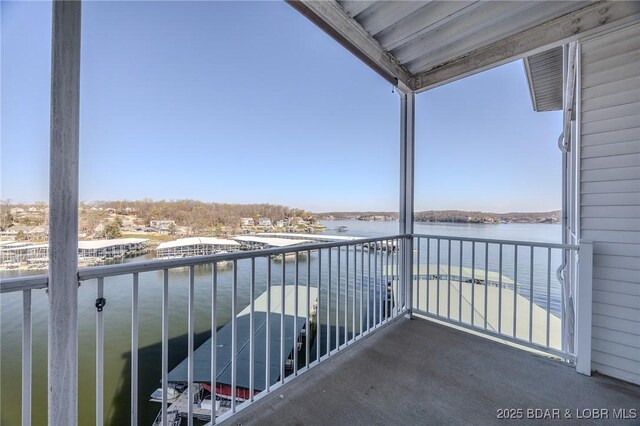 1359 Seascape Ln Unit A-501, Osage Beach, MO 65065 - balcony featuring a water view