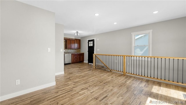 1129 Ginger Rd, Lake Ozark, MO 65049 - spare room with light wood finished floors and recessed lighting