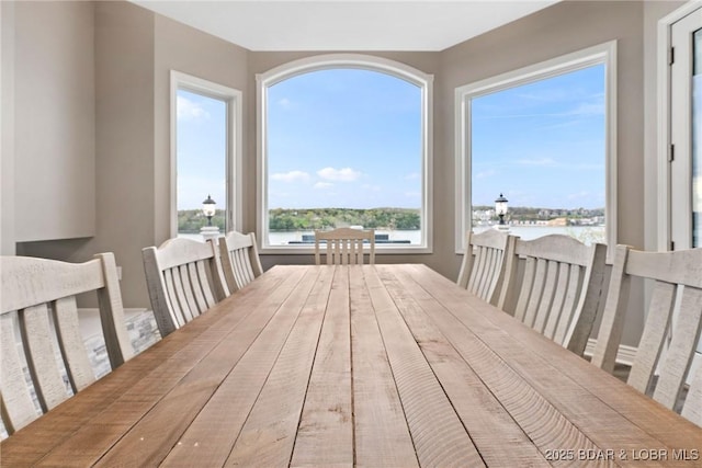 275 Waterford Ter, Sunrise Beach, MO 65079 - dining room with a water view