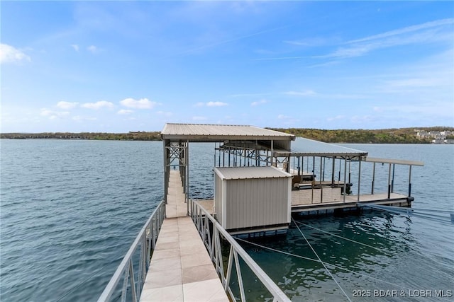 275 Waterford Ter, Sunrise Beach, MO 65079 - view of dock featuring a water view