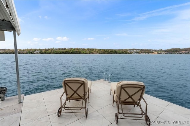 275 Waterford Ter, Sunrise Beach, MO 65079 - dock area featuring a water view