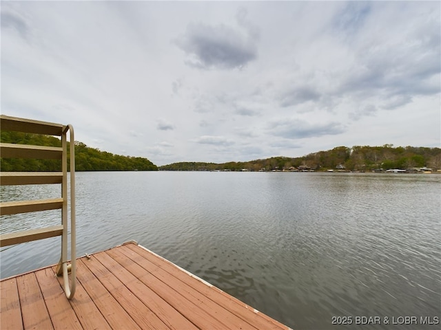 24930 Leona Ln, Versailles, MO 65084 - view of dock featuring a water view