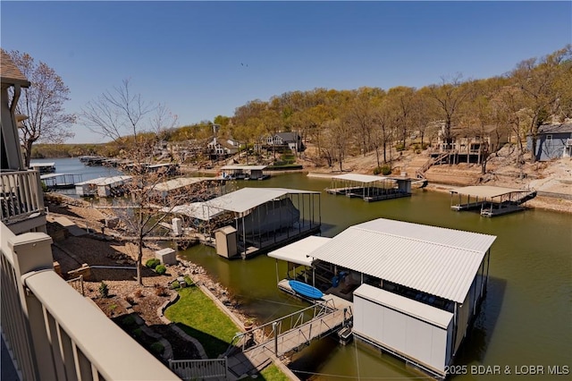 6605 Saint Moritz Dr, Osage Beach, MO 65065 - dock area featuring a water view