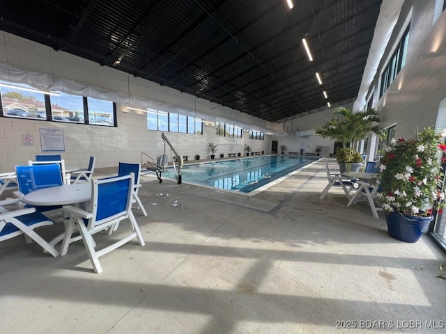 view of pool