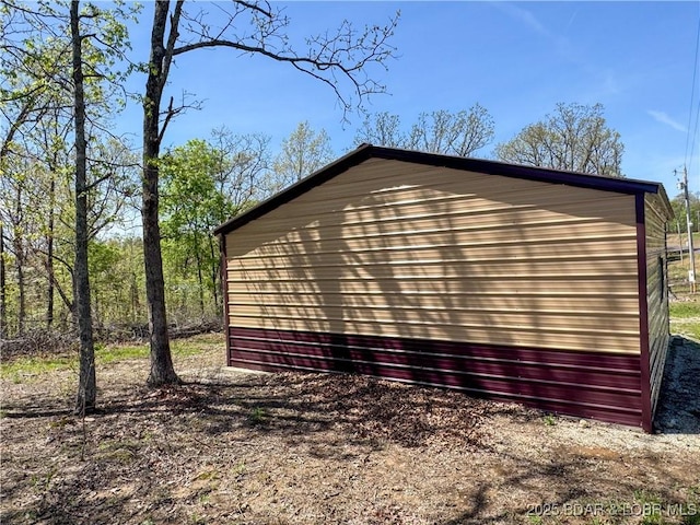 view of property exterior