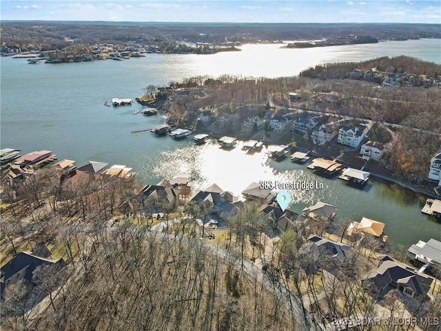 383 Forestridge Ln, Sunrise Beach, MO 65079 - view of property location featuring a nearby body of water and nearby suburban area