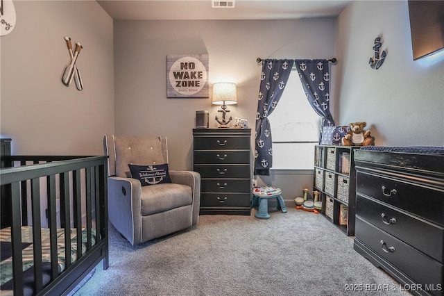 284 Bloomington Dr, Lake Ozark, MO 65049 - carpeted bedroom with a crib