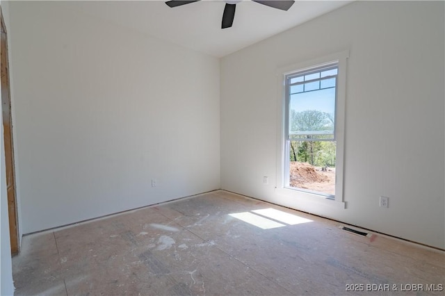 25 Sam Dr, Kaiser, MO 65047 - spare room with ceiling fan