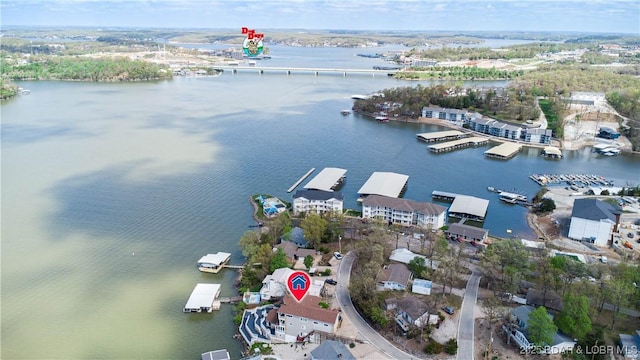 4956 Shorewood Dr, Osage Beach, MO 65065 - bird's eye view with a water view