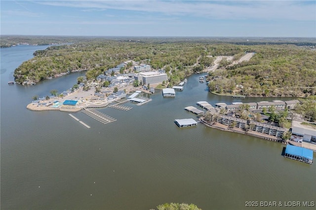 6570 Pelican Dr Unit 404, Osage Beach, MO 65065 - aerial view of a forest and a nearby body of water