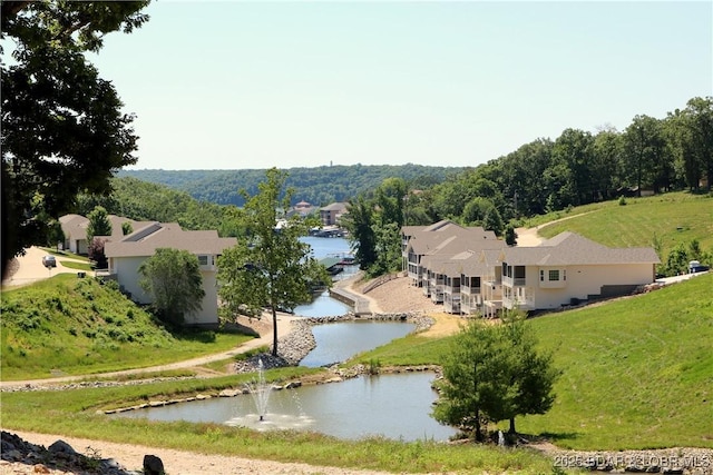 5177 Vicus Castry, Osage Beach, MO 65065 - drone / aerial view featuring a water view