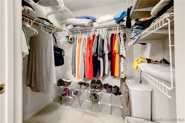 view of spacious closet