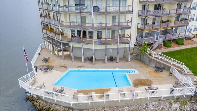 community pool featuring a patio