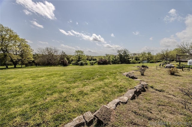122 Simpson Rd, Urbana, MO 65767 - view of yard featuring a rural view