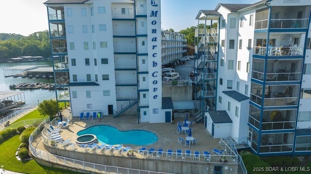 183 Upper Monarch Cove Ct Unit 4E, Lake Ozark, MO 65049 - view of property with a water view