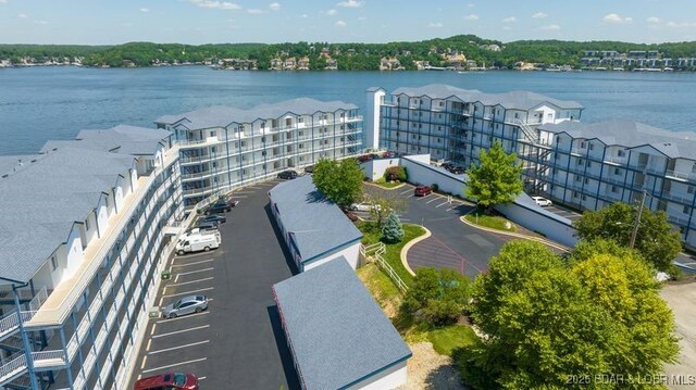 183 Upper Monarch Cove Ct Unit 4E, Lake Ozark, MO 65049 - bird's eye view with a water view