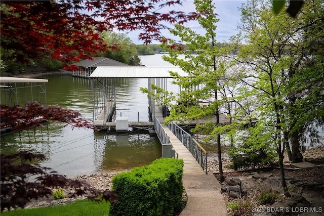 32 Wild Pines Ct, Sunrise Beach, MO 65079 - dock with a water view