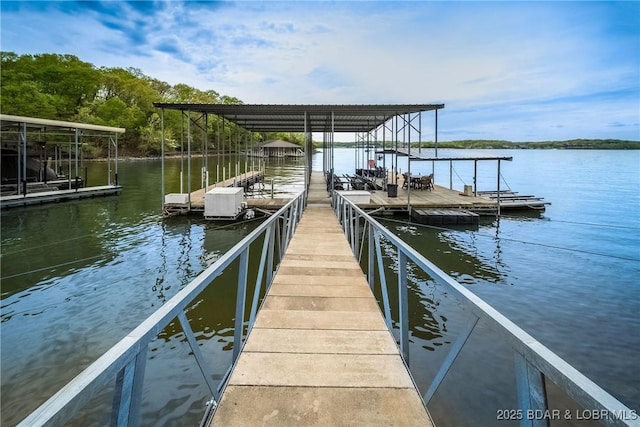 32 Wild Pines Ct, Sunrise Beach, MO 65079 - dock area with a water view