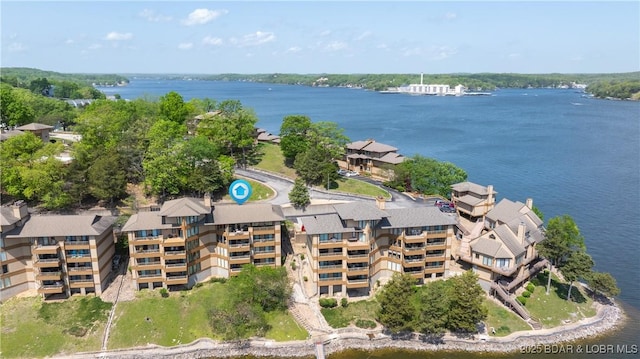 32 Cedar Ct Unit 3A, Lake Ozark, MO 65049 - aerial view with a water view