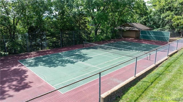 32 Cedar Ct Unit 3A, Lake Ozark, MO 65049 - view of tennis court with fence