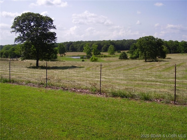 3521 S 240th Rd, Mo, MO 65685 - view of yard with fence and a rural view