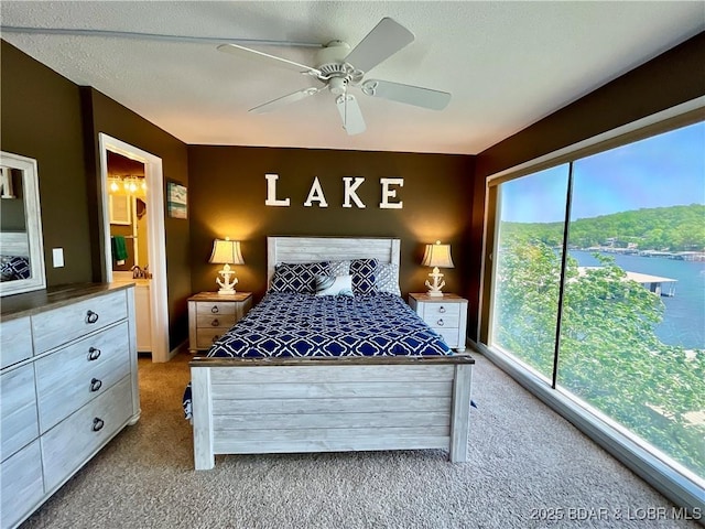 405 Barba Le Ln Unit 3B, Lake Ozark, MO 65049 - carpeted bedroom with a ceiling fan