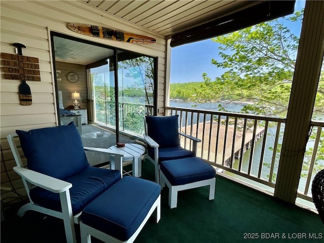 405 Barba Le Ln Unit 3B, Lake Ozark, MO 65049 - balcony featuring a water view