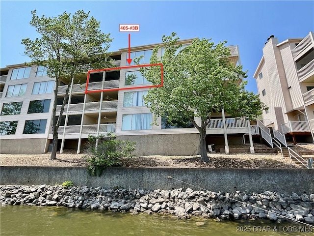 405 Barba Le Ln Unit 3B, Lake Ozark, MO 65049 - view of property featuring a water view