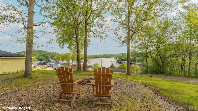 3379 Irontown Dr, Roach, MO 65787 - view of yard featuring a water view